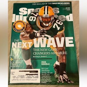 Sports Illustrated Magazine - Sept 2016 - Mike Daniels - Green Bay Packers NFL